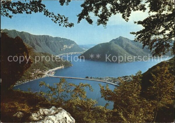 Lago di Lugano TI Pone de Melide