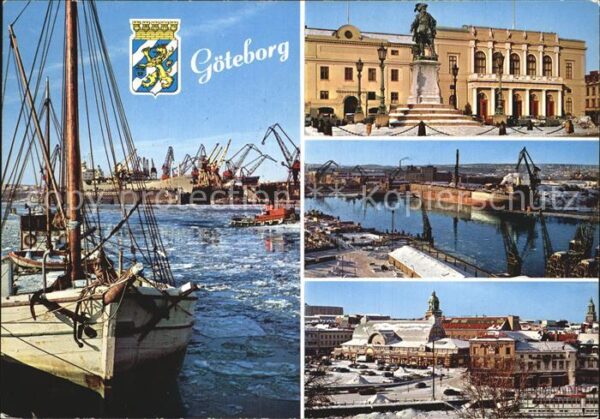 Goeteborg Hafen Universität Stadtansicht Winter
