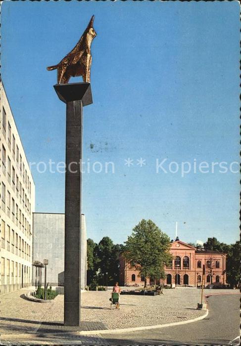 Vaesteras Schweden Rathaus Denkmal