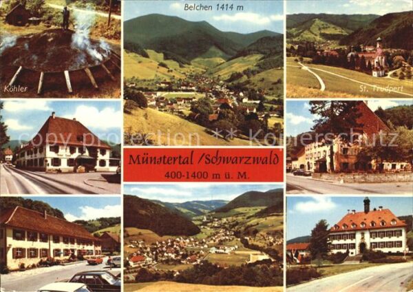 Muenstertal Schwarzwald Köhler Belchen
