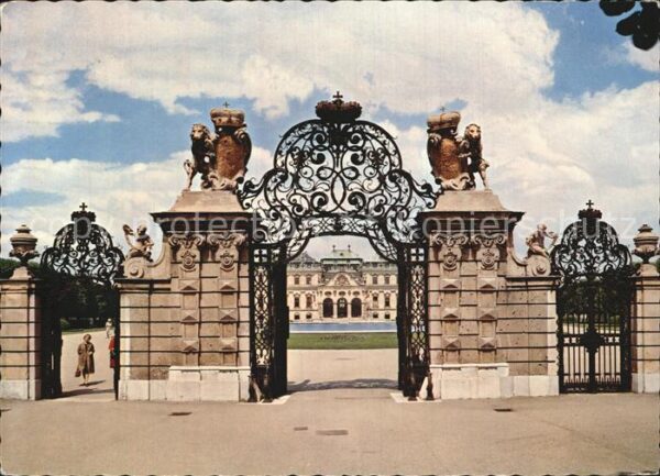 Wien Tor zum Schloss Belvedere