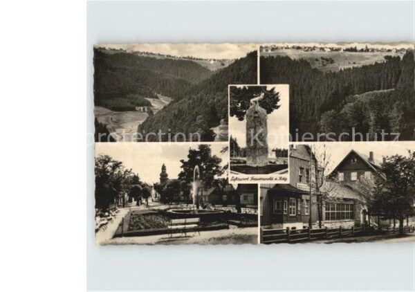 Frauenwald Thueringen Teilansichten Luftkurort Monument Park