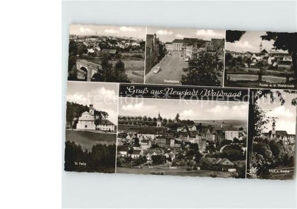 Neustadt Waldnaab Total Stadtplatz Kloster St Felix Kirch