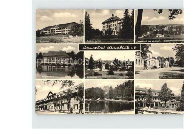 Bad Brambach Radiumbad Kurhof Kirche Wilhelm Pieck S