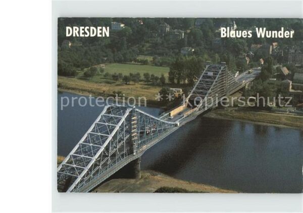 Dresden Blaues Wunder Loschwitzer Brücke Fliege