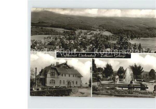 Lueckendorf Blick von der Brandhöhe Zittauer Gebirg