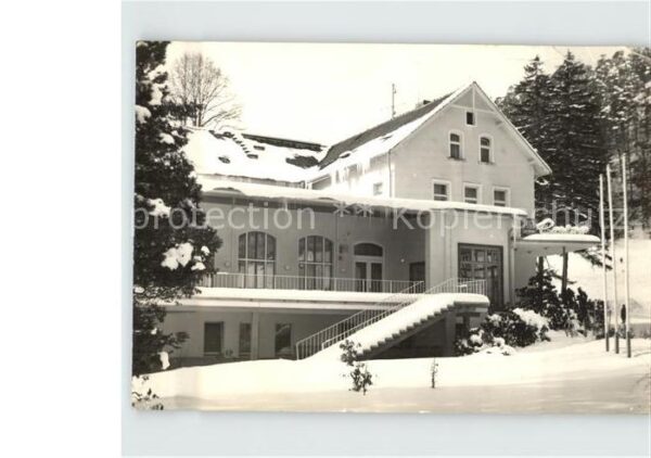 Oybin FDGB Casino Winter im Zittauer Gebirge