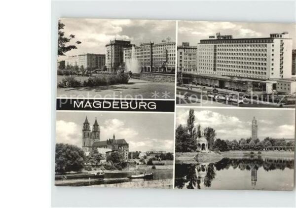 Magdeburg Wilhelm Pieck Allee Interhotel Internat