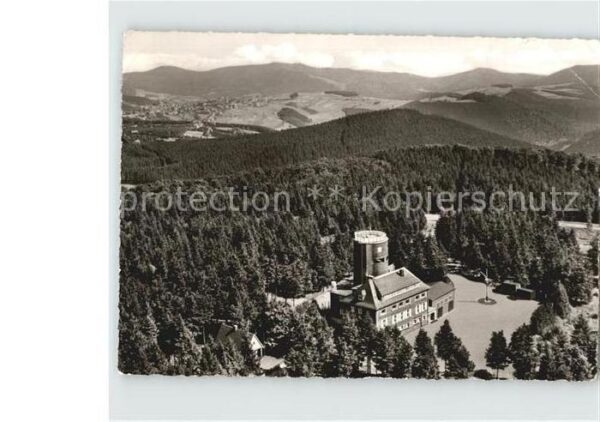 Winterberg Hochsauerland Gaststätte Astenturm Fliegeraufnahme