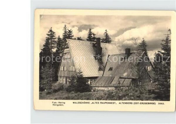 Altenberg Erzgebirge Waldschänke Altes Raupennest