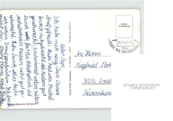 Oberpoebel Ferienheim Gaststätte Teich Handabzug – Bild 2