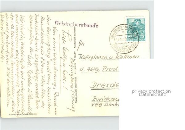 Altenberg Erzgebirge Teilansichten Geisingberg – Bild 2