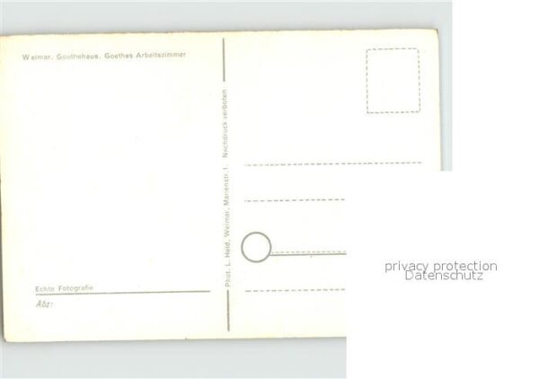 Weimar Thueringen Goethehaus Goethes Arbeitszimmer – Bild 2