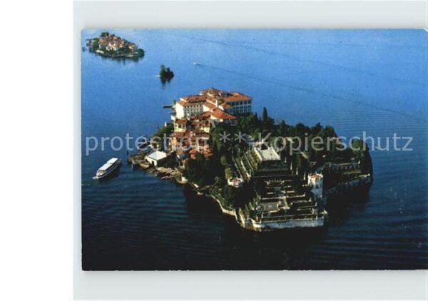 Isola Bella Lago Maggiore Fliegeraufnahme