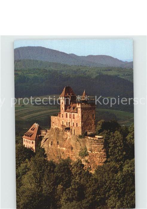 Bad Bergzabern Ritterburg Berwartstein Fliegeraufnahme
