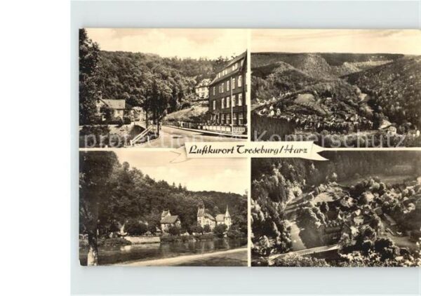 Treseburg Harz Teilansichten Luftkurort