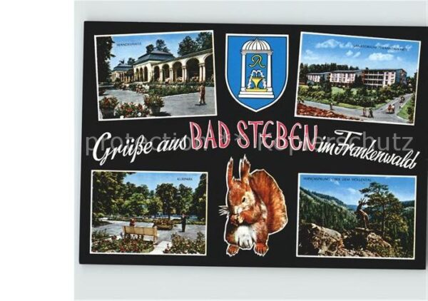 Bad Steben Wandelhalle Sanatorium Frankenwarte Hir