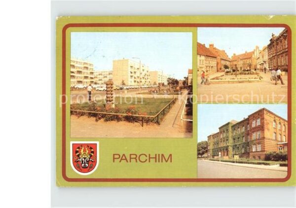 Parchim Weststadt Plattenbauten Wilhelm Pieck P