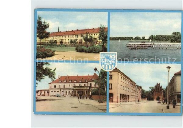 Neubrandenburg Teilansichten Friedländer Tor Tollenses