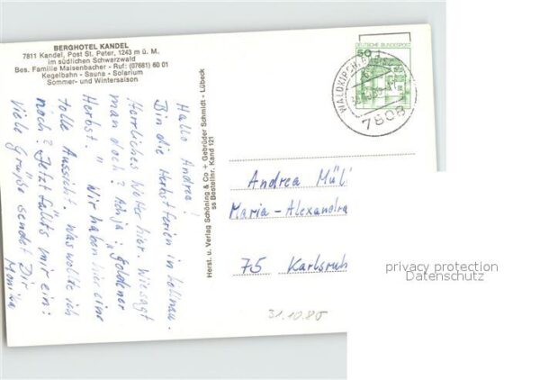 Kandel Waldkirch Breisgau Berghotel Kandel Schwarzwald – Bild 2