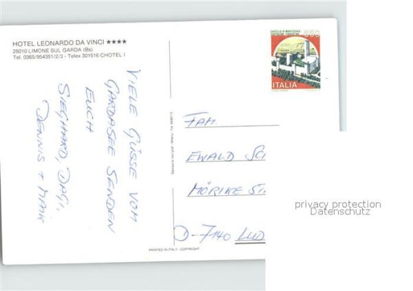 Limone sul Garda Hotel Leonardo da Vinci Fliegeraufnahme – Bild 2