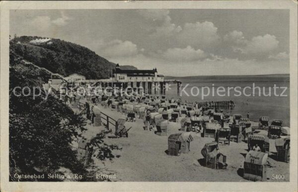Sellin Ruegen Strand Seebrücke