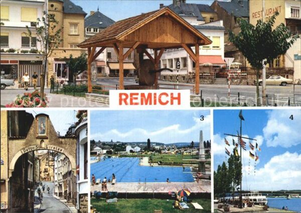 Remich Porte Saint Nicolas Ancienne Presse a f