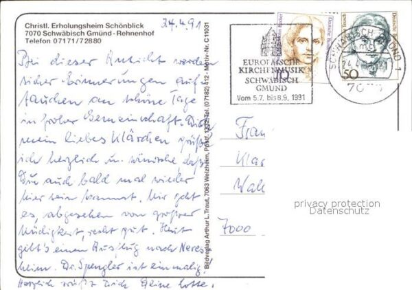 Rehnenhof Christl Erholungsheim Schönblick Speise – Bild 2