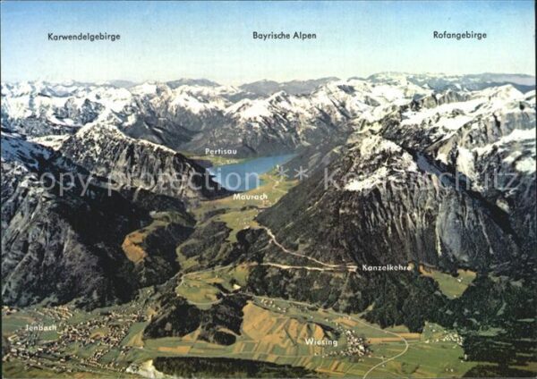 Jenbach Achenseegebiet mit Wiesing Maurach Karw