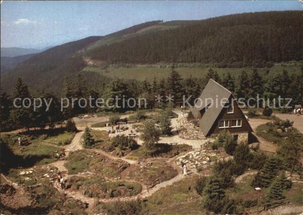 Oberhof Thueringen Kulturbund der DDR Rennsteiggarten Flie