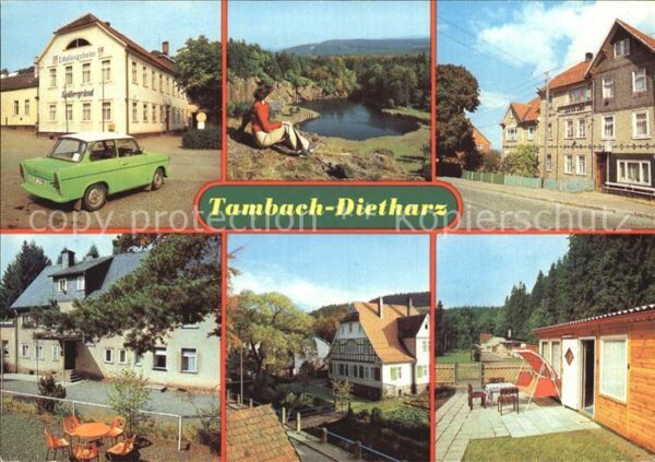 Tambach-Dietharz FDGB Erholungsheim Spittergrund Kraters