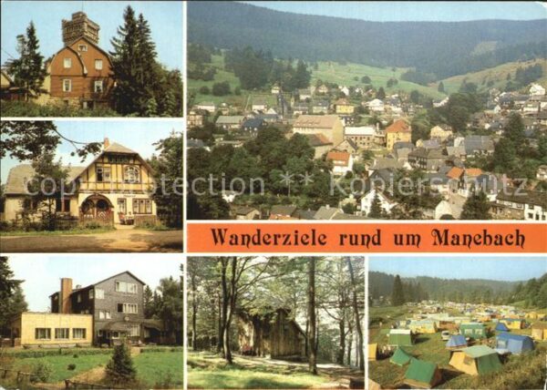 Manebach Hohe Warte Waldgaststätte Mönchhof Schö