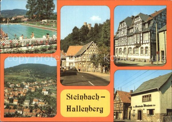 Steinbach-Hallenberg Schwimmbad Hallenburg FDGB Erholungshei