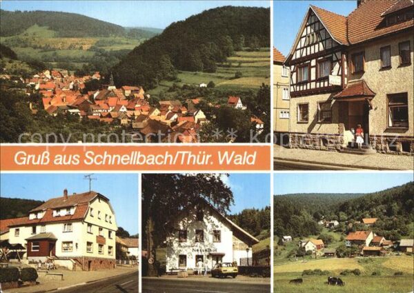 Schnellbach Thueringen Panorama Gasthaus Schwan FDGB Erholungs