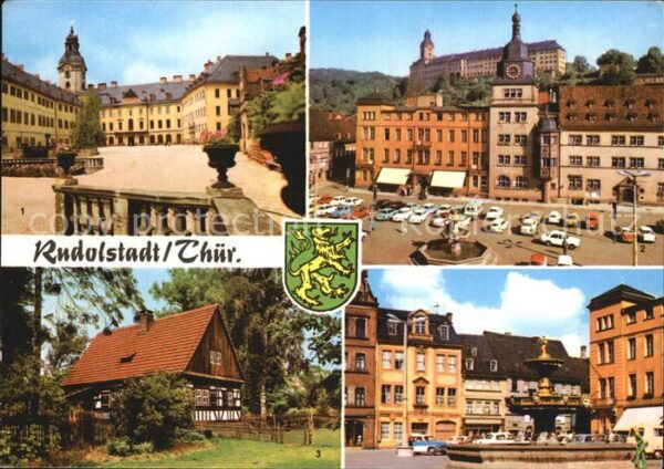 Rudolstadt Schloss Heidecksburg Marktplatz Volksku