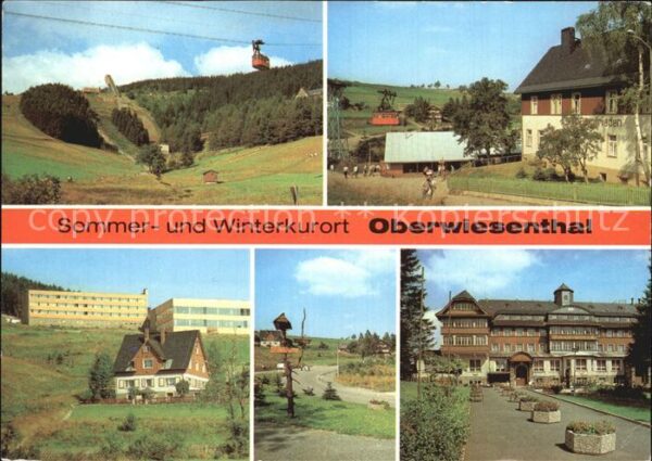 Oberwiesenthal Erzgebirge Sprungschanzen Seilbahn Hotel Bergfried