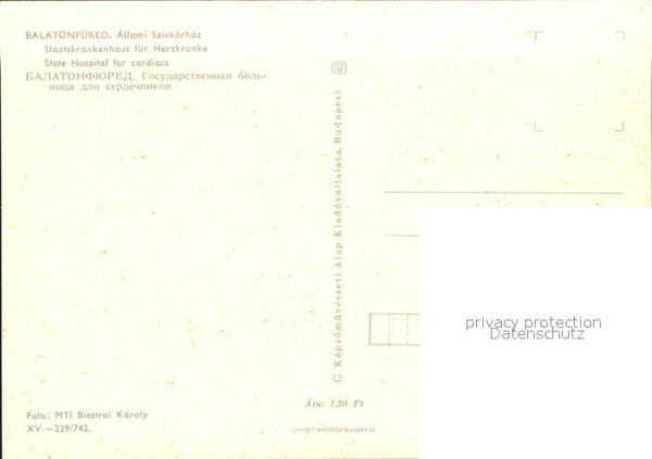 Balatonfuered Staatskrankenhaus – Bild 2