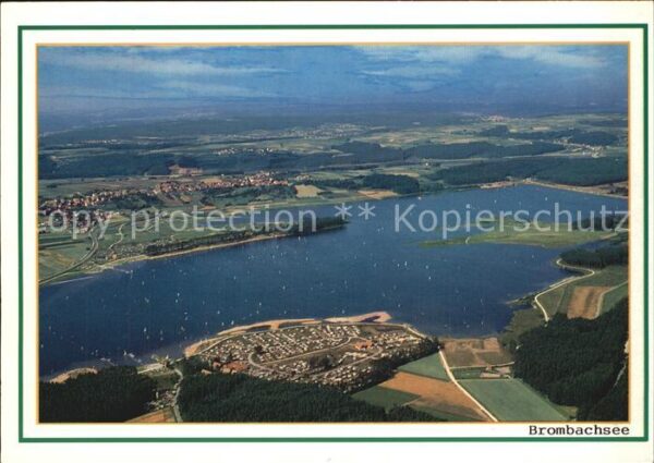 Absberg Kleiner Brombachsee mit Campingplatz La