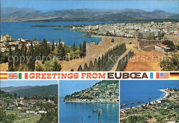 Euboea Euboea Eyboia Panorama See Hafen