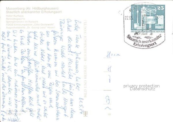 Masserberg Hotel Kurhaus Rennsteigwarte Springbrun – Bild 2