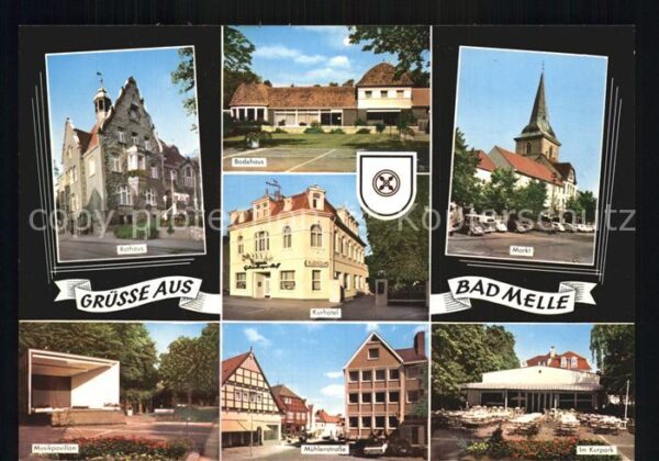Bad Melle Osnabrueck Rathaus Badehaus Kurhotel Markt Musikpa