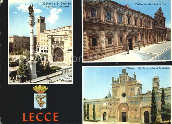 Lecce Colonna San Oronzo Palazzo del Governo