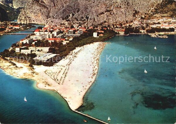 Omis Fliegeraufnahme