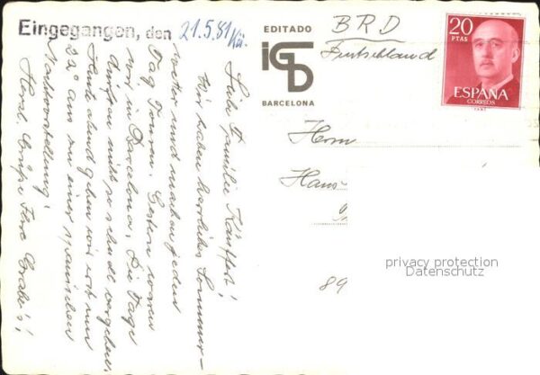 Barcelona Cataluna Parque de Montjuich y Feria – Bild 2