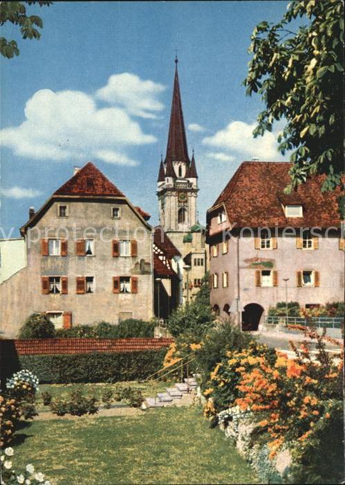 Radolfzell Bodensee Obertor mit Münster
