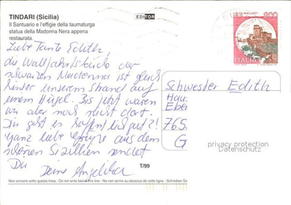 Tindari Il Santuario e l'effigie della taumatur – Bild 2
