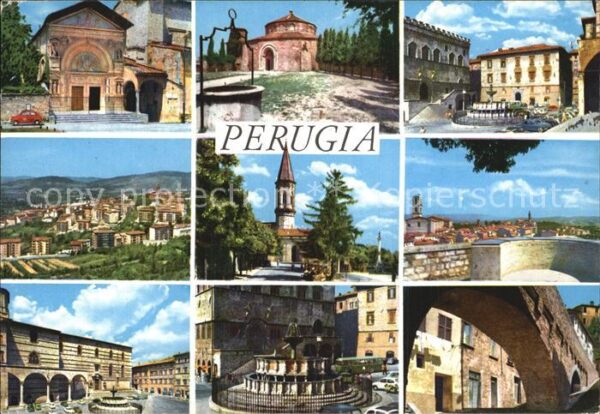 Perugia Bauwerke und Sehenswürdigkeiten Totalan