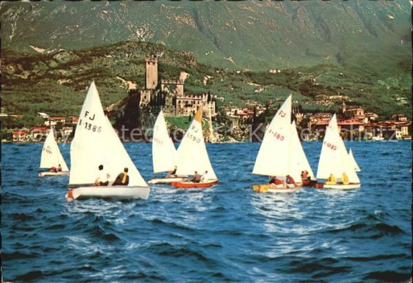 Malcesine Lago di Garda Burg Segelregatta