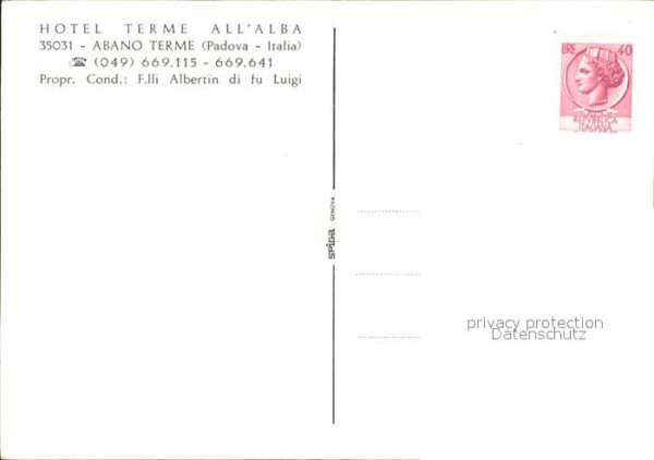 Abano Terme Hotel Terme All Alba Schwimmbecken – Bild 2