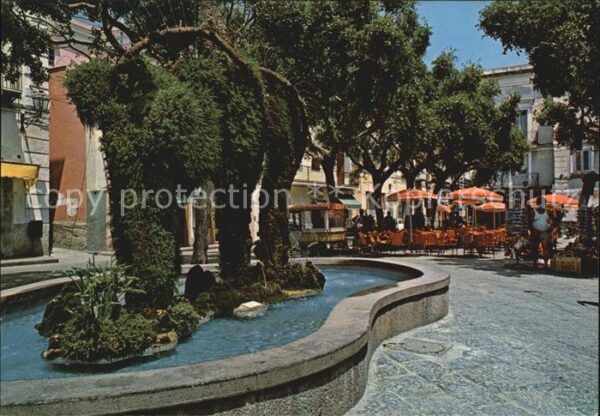 Forio d Ischia La Fontana Strassencafe